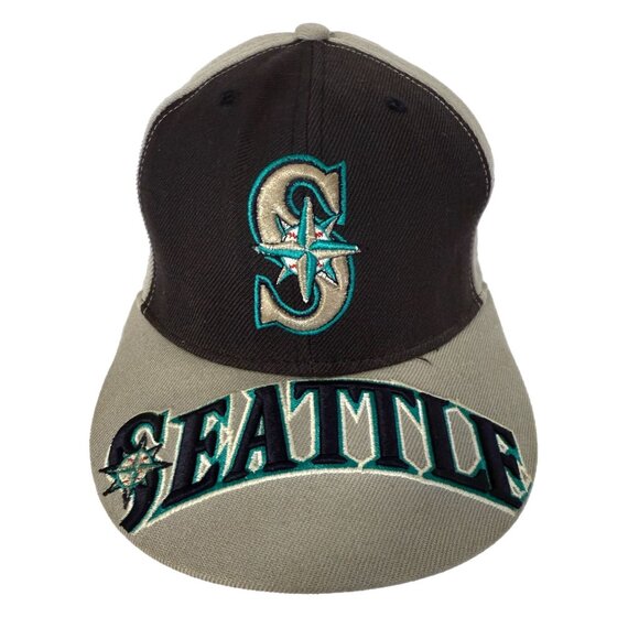 New Era 59Fifty Size 7 1/8 Seattle Mariners Fitted Hat Cap READ - Picture 1 of 7